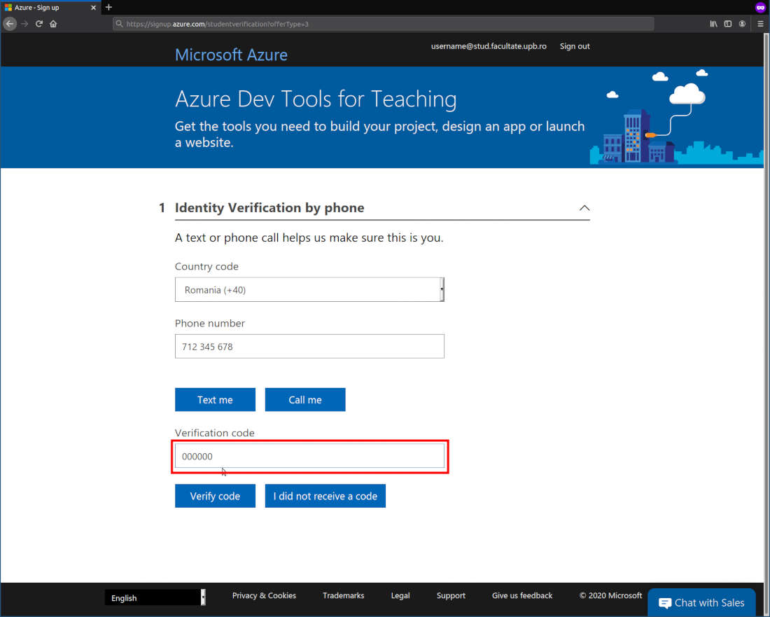 Verificare identitate pas 2