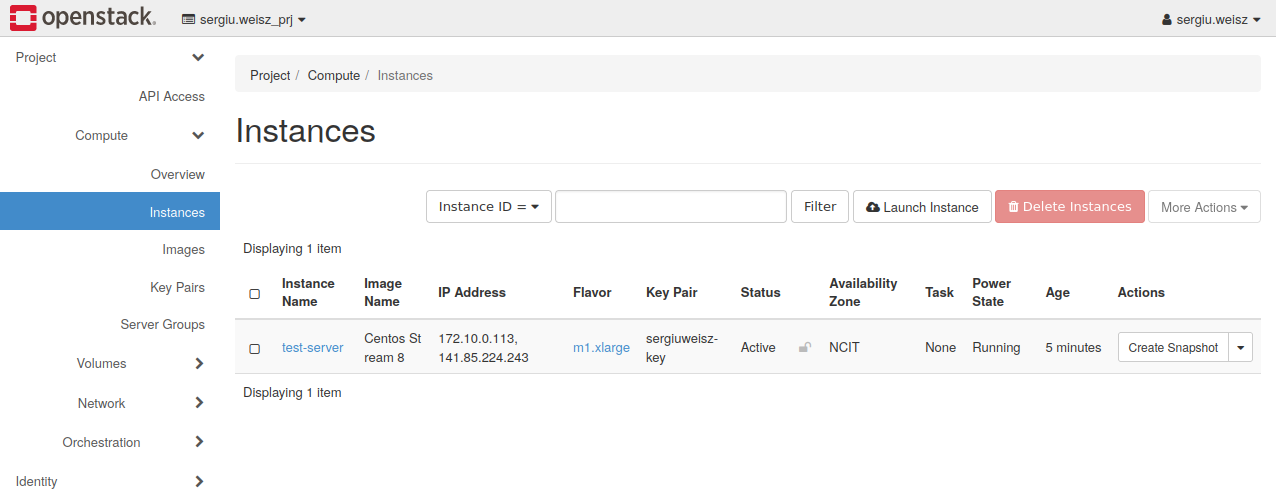 OpenStack Public IP Validation