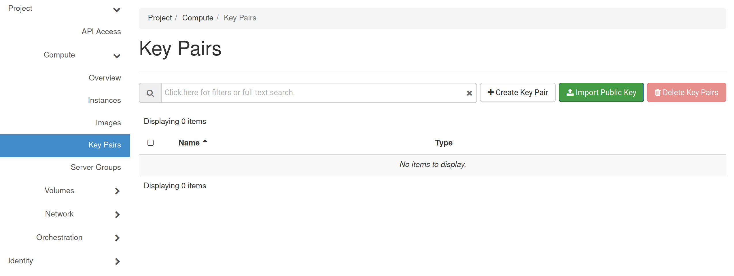 Cheia OpenStack - prezentare generală